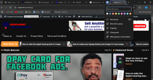 How to create and save Chrome tab groups
