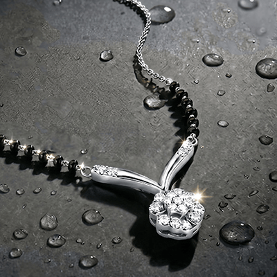silver mangalsutra
