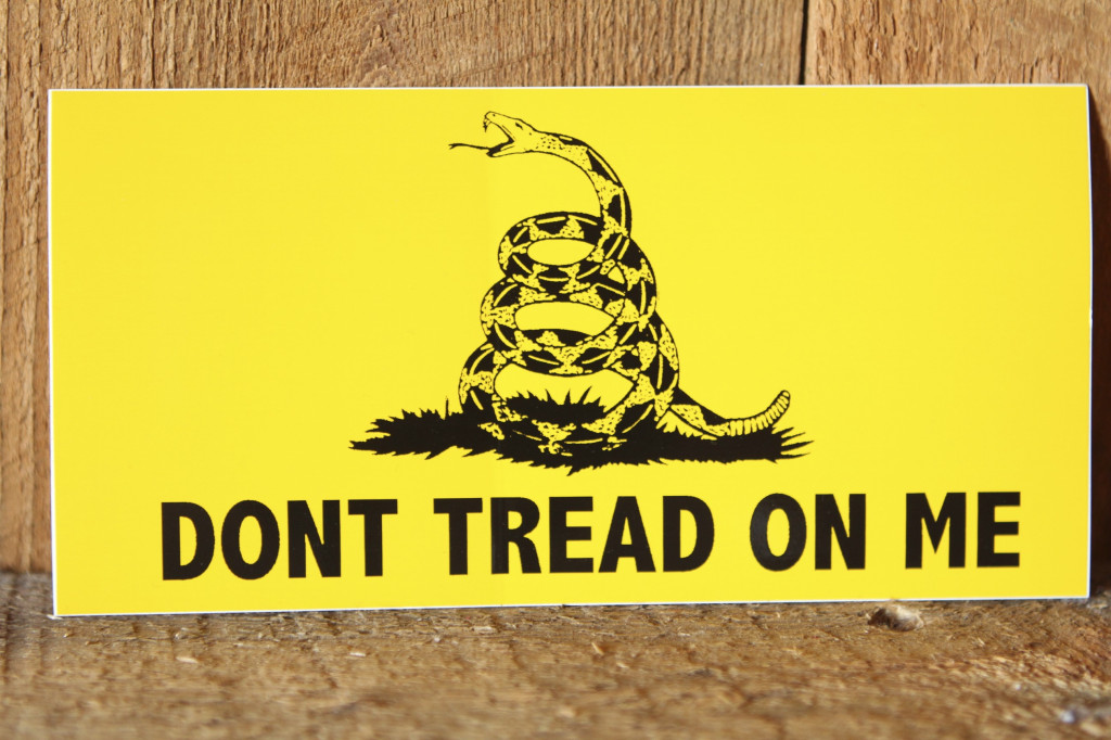Gadsden Flag Don T Tread On Me Vinyl Sticker Decal Acp Ccw Nra Handgun Rifle Gun 5 00 Picclick