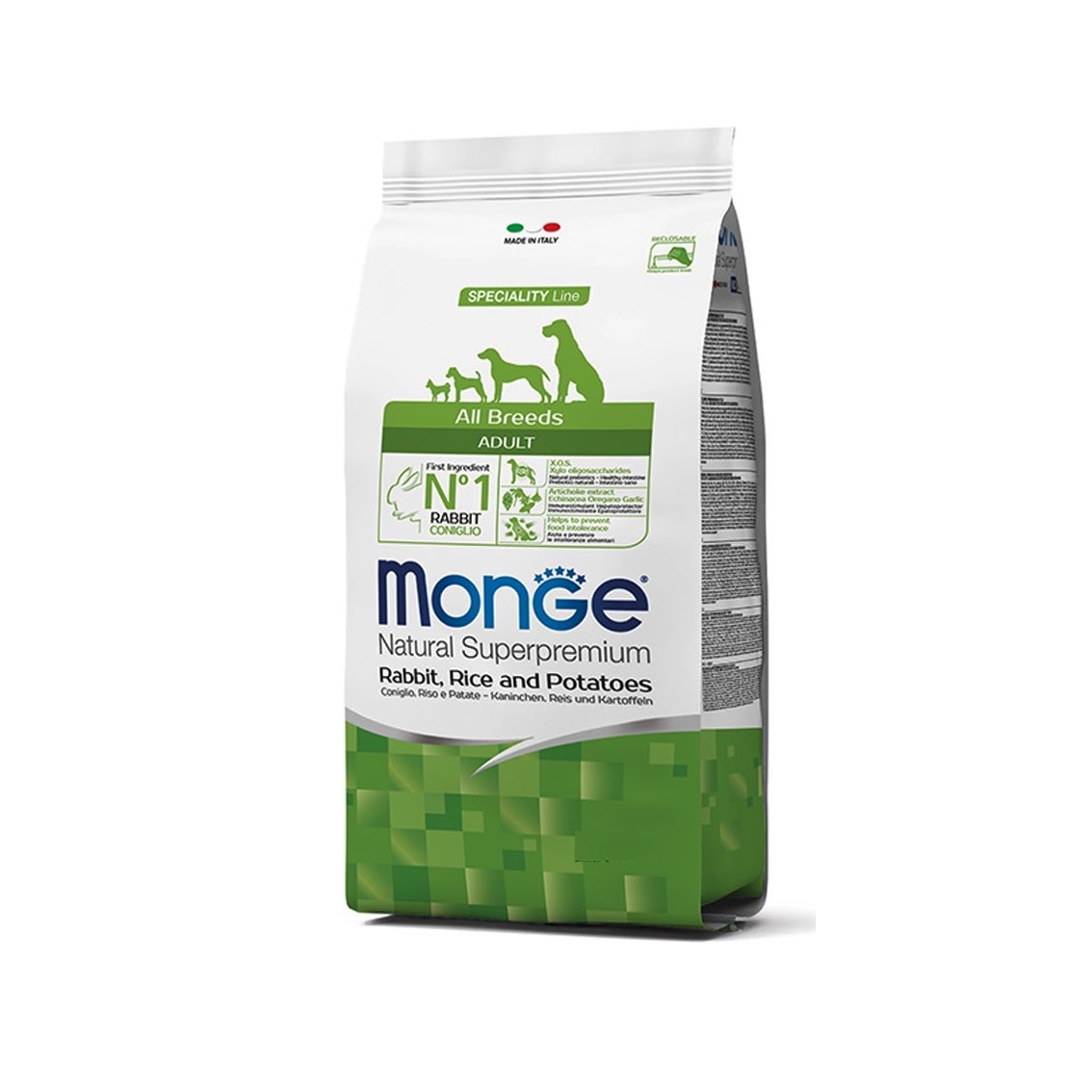 Monge All Breed Adult Rabbit, Rice
