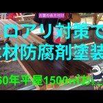 家の寿命を延ばすDIY！大引きと根太に木材防腐剤を塗装してシロアリを徹底予防【倉庫のDIYリフォーム】(r7.8.6)【築６０年平屋1500㎡お庭付】#50