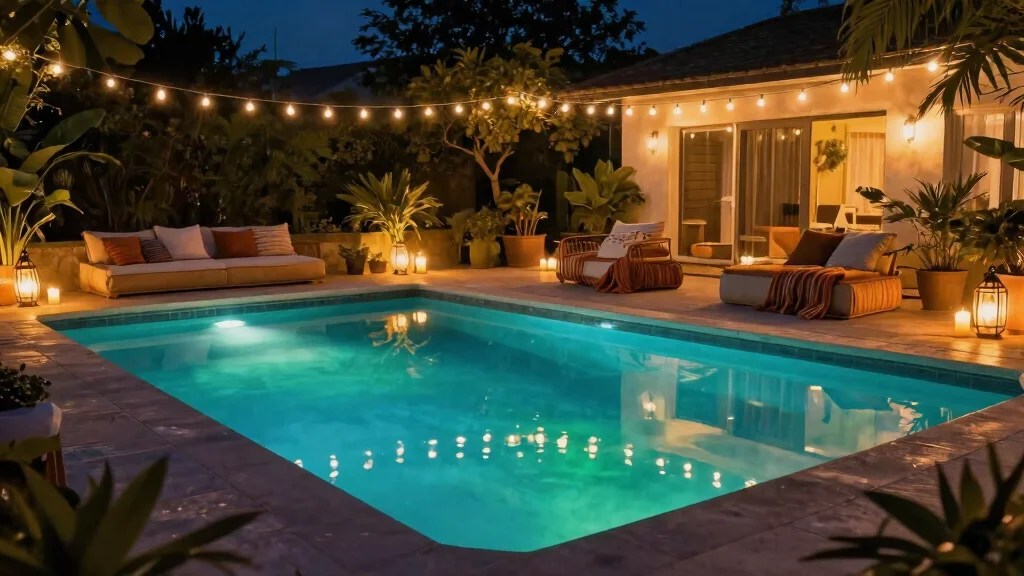 15 Easy Pool Lighting Ideas for Nighttime - DIY & Beyond