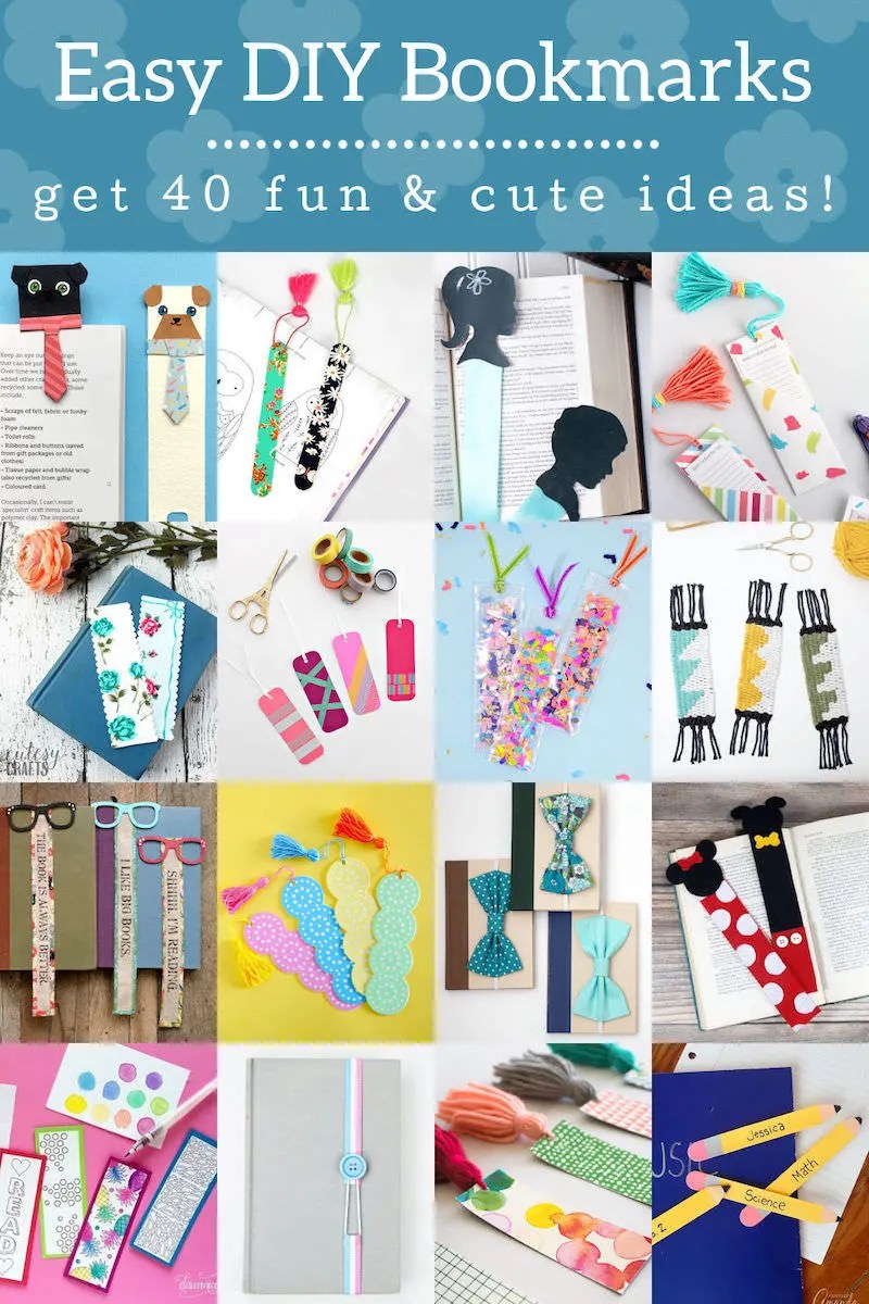 This craft is a great way to teach your kids to tell time! Diy Bookmarks To Make Reading Fun Diy Candy