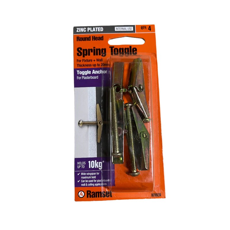 Ramset Countersunk Head Spring Toggle Diy Evolution - Download Premium Colorful Illustration | Retina