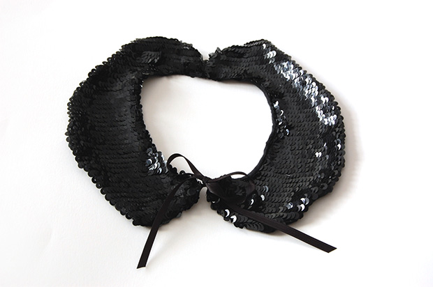 DIY Sequin Collar