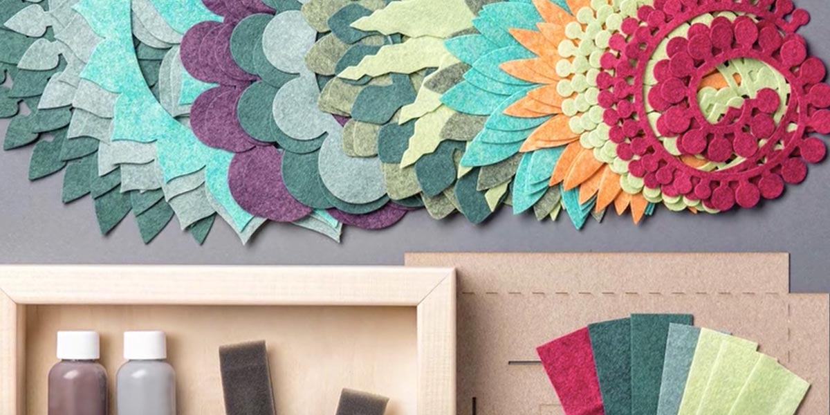 Want to add a beachy vibe to your home? She Cuts Designs In Felt And Rolls Them What She Makes Is Breathtaking