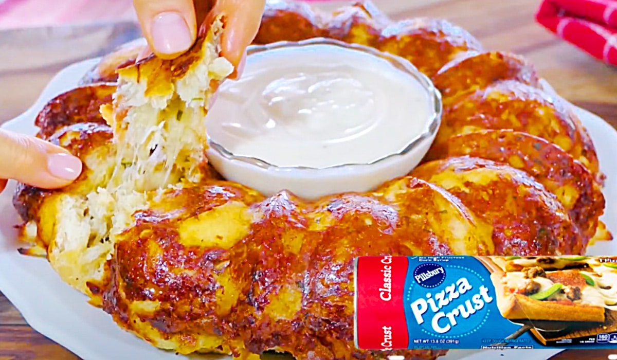 Chicken alfredo bread ring recipe