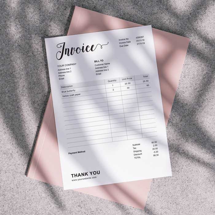invoice template diymini8