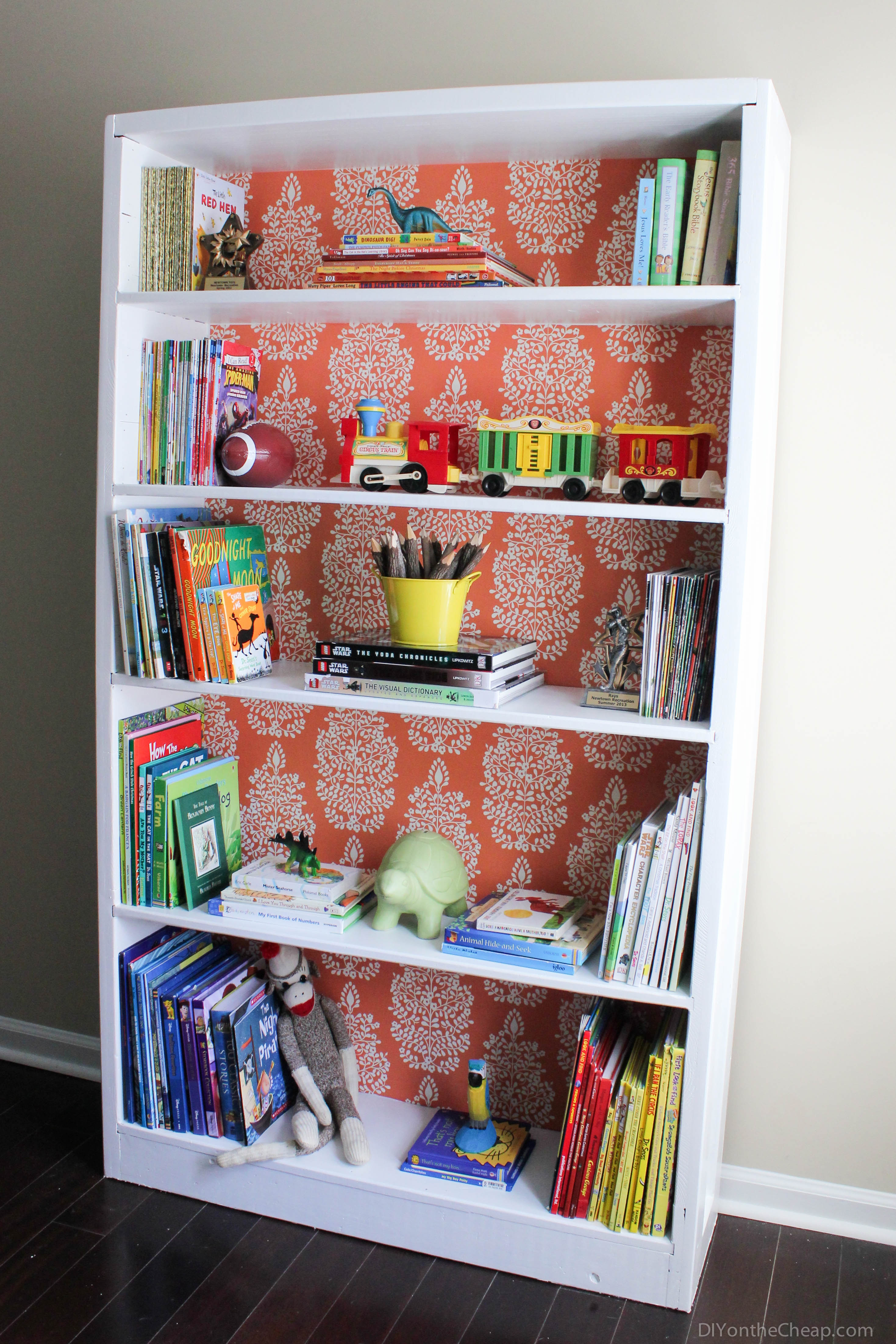 Diy bookshelf makeover