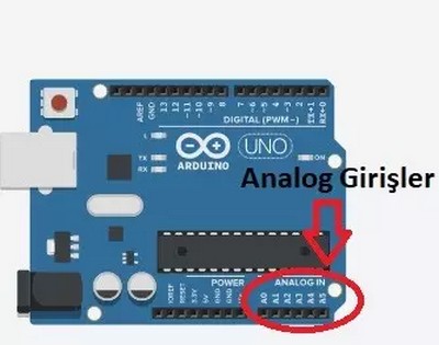 arduino analogl pinler