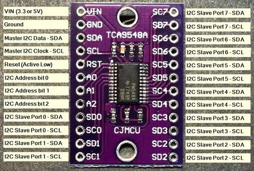 TCA9548A I2C