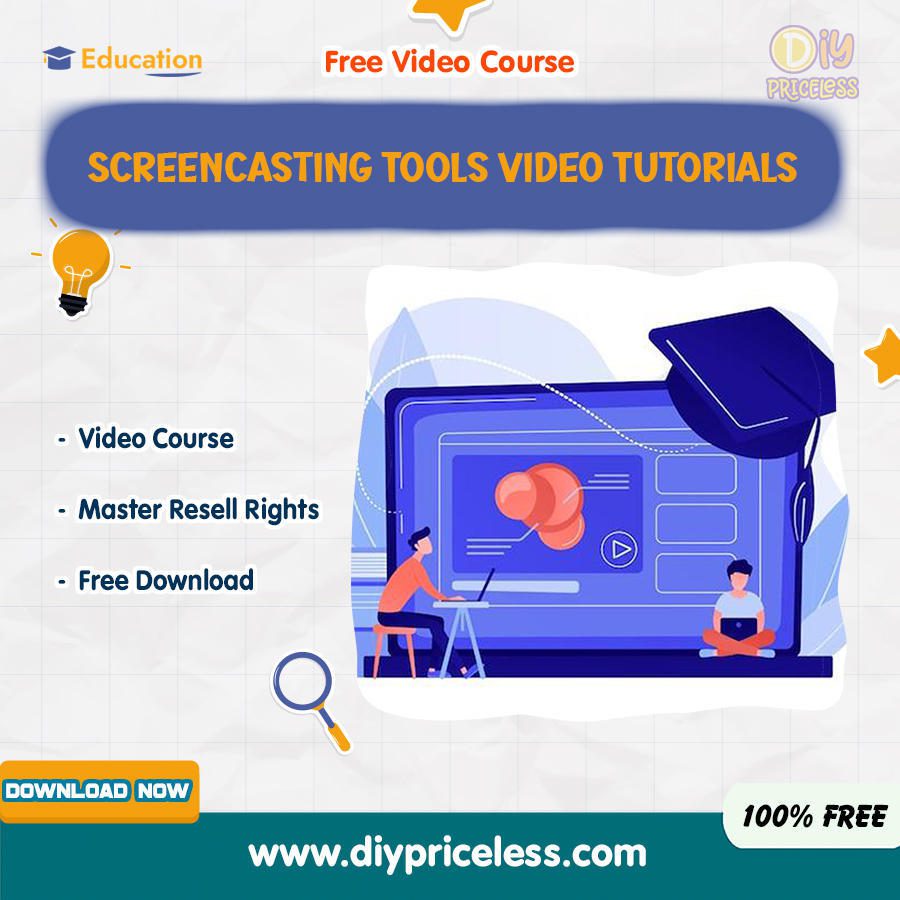 Course Screen-casting Tools Video Tutorials  is made to educate you on the skills for building new business and skyrocketing your earnings  2024 / Free Download videos course + Reseller rights