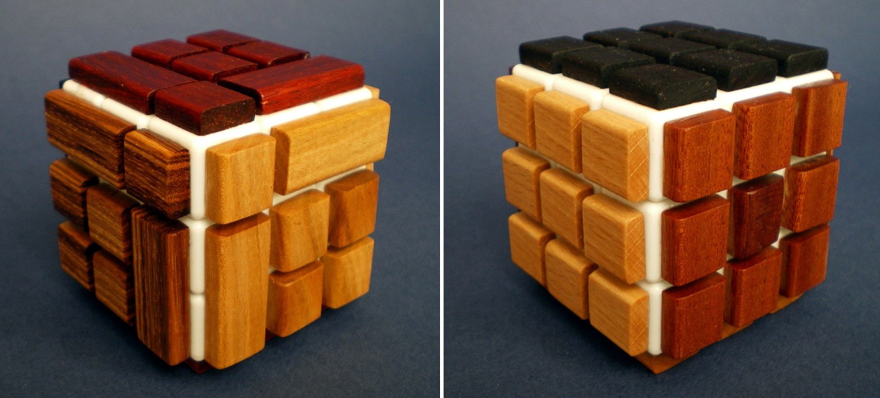 Wooden Bandaged Rubik Cube Diy Puzzles
