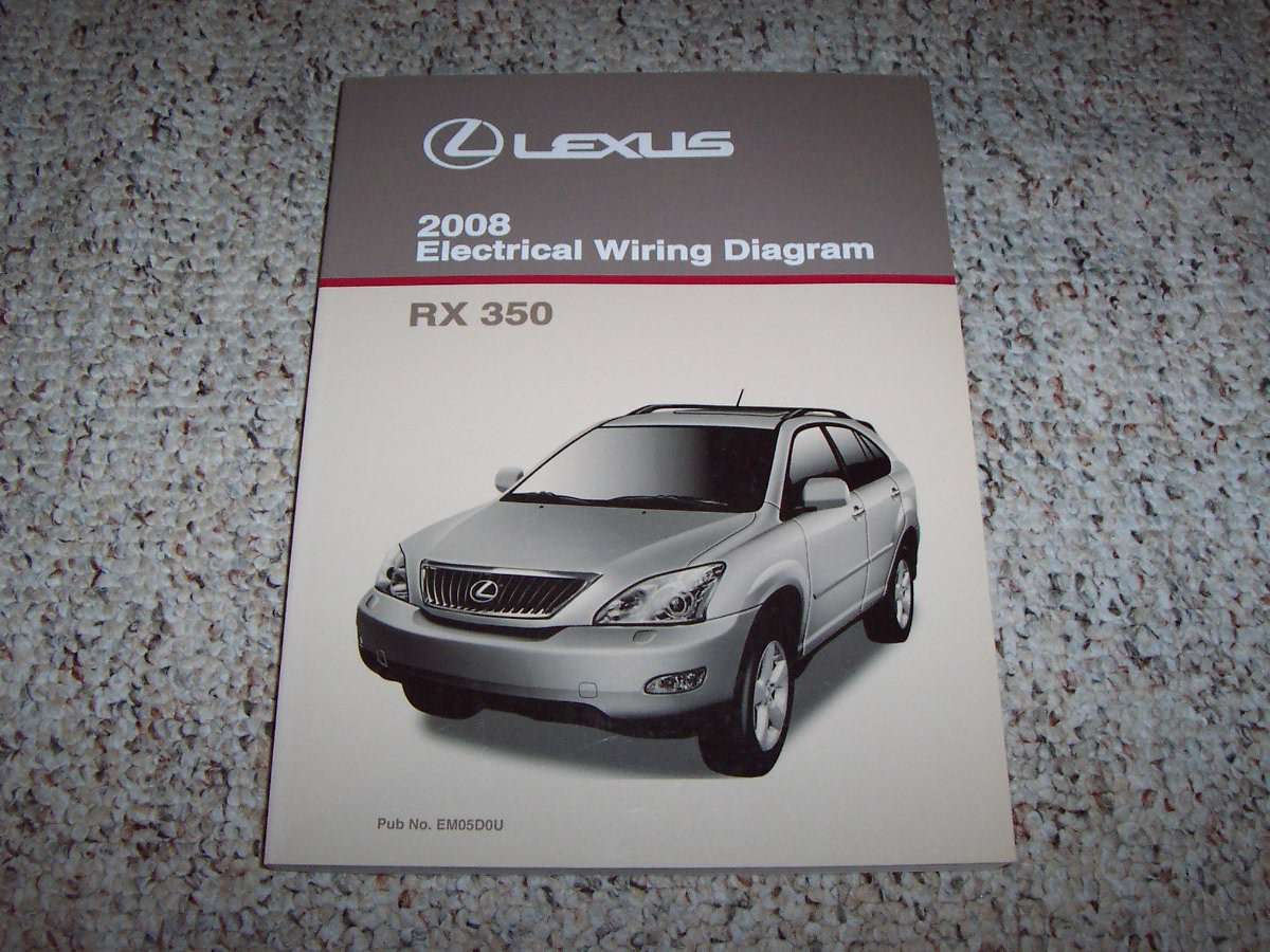 2008 lexus rx350 electrical wiring diagram manual