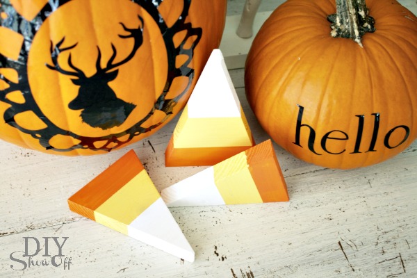 DIY vinyl pumpkin decals