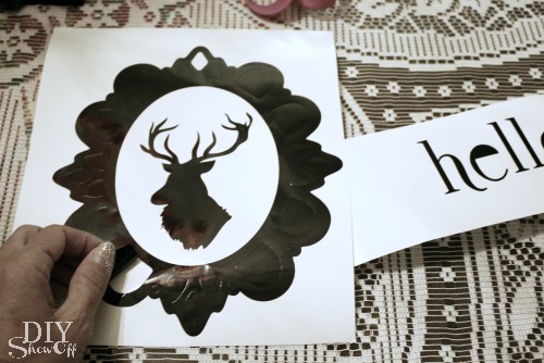 DIY vinyl pumpkin decals