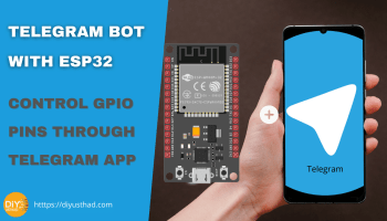 Telegram Bot with ESP32 Control GPIO Pins through Telegram App