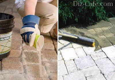 Укладка тротуарной плитки под углом