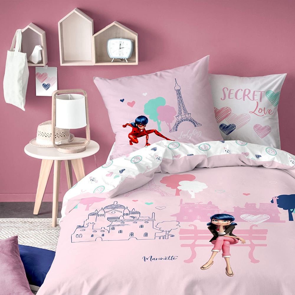 Miraculous Ladybug Girls Single Bed 