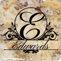 Script Single Letter Split Monogram