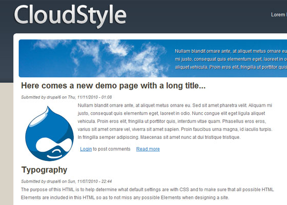 20 Beautiful and Creative Free Drupal Themes