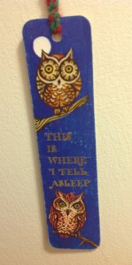 owl bookmark