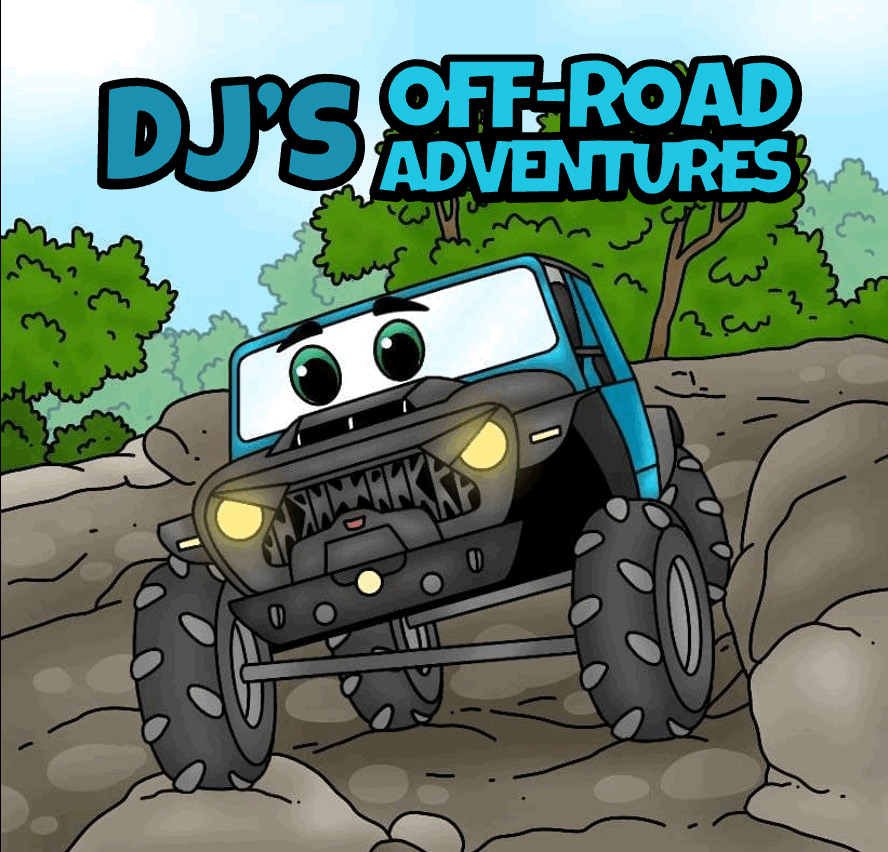 Custom DJ's Off-Road Adventures Character Illustration - DJ's Off