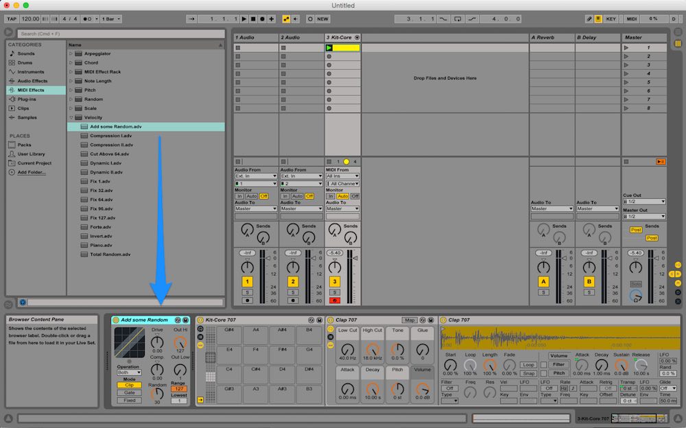 Humanizing Drums With Velocity Effect in Ableton Live DJ TechTools