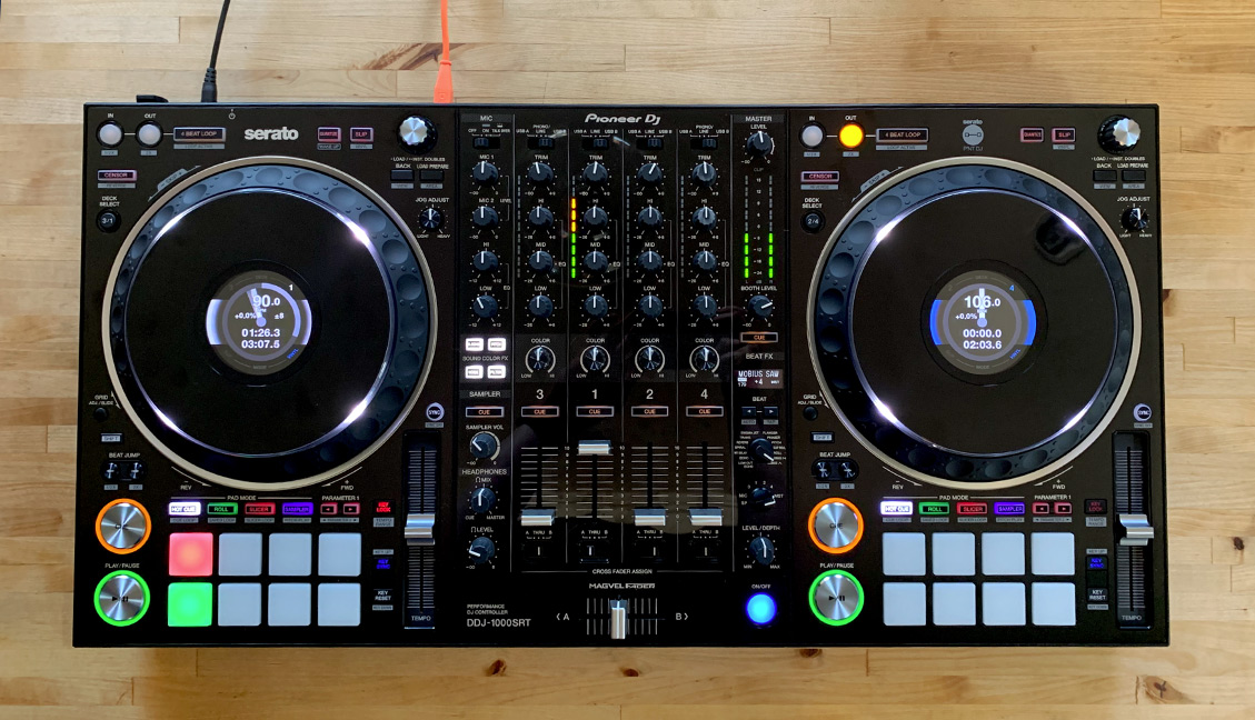 Pioneer Serato DDJ-1000SRT コントローラー 19年製 DDJ-1000SRT (archived) 4-channel performance DJ controller