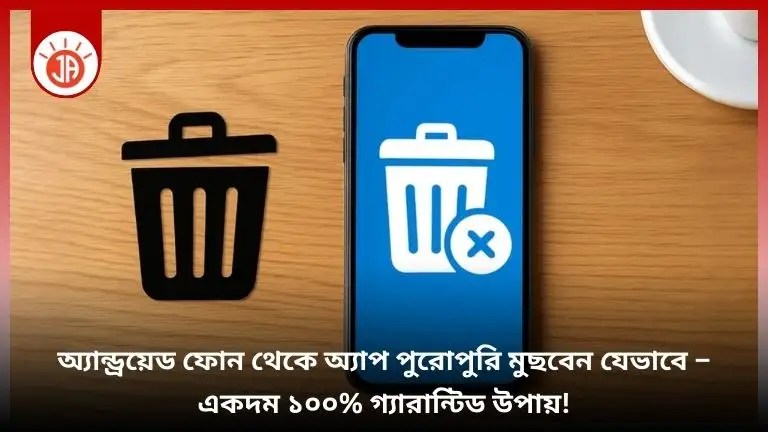 ফোনের অ্যাপ ডিলিট করব কিভাবে