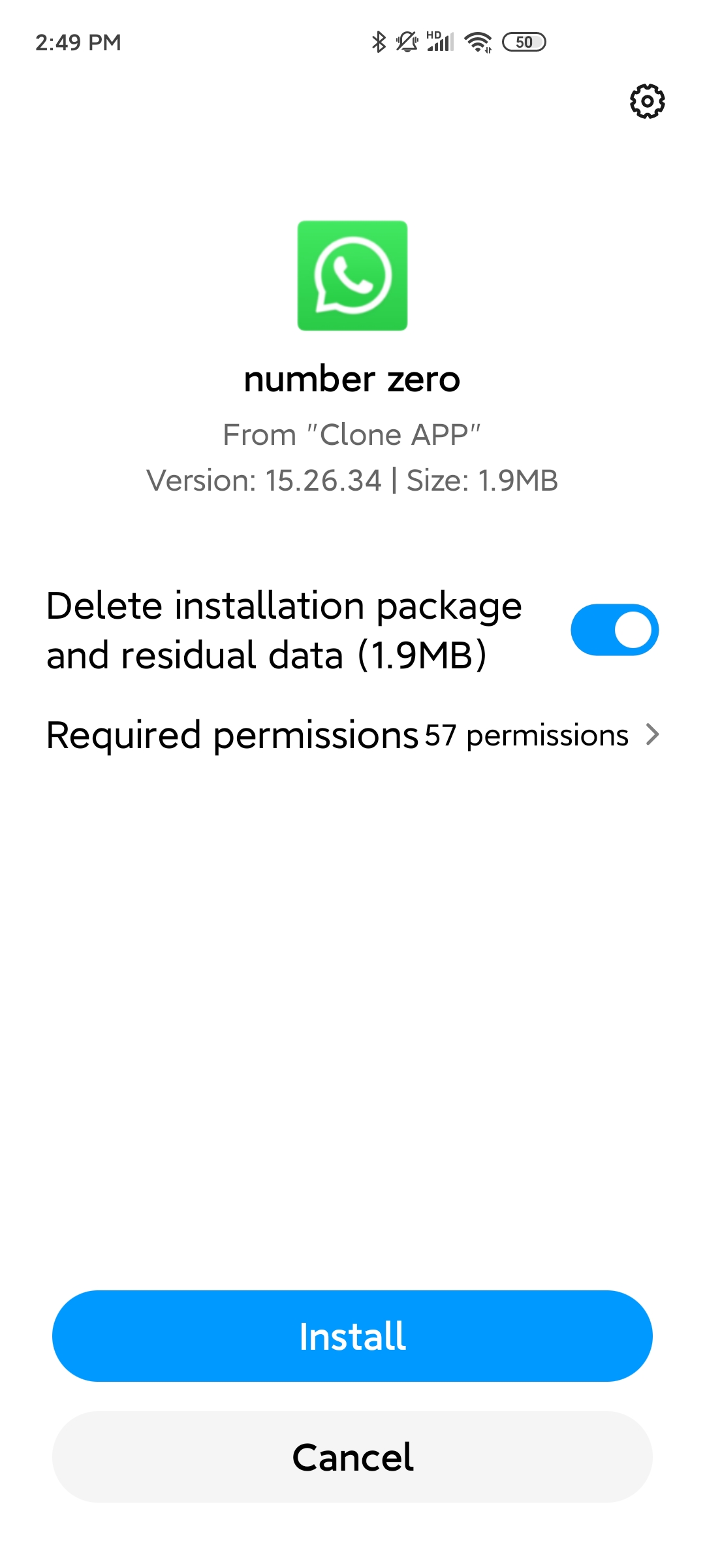 How to clone an app using clone app