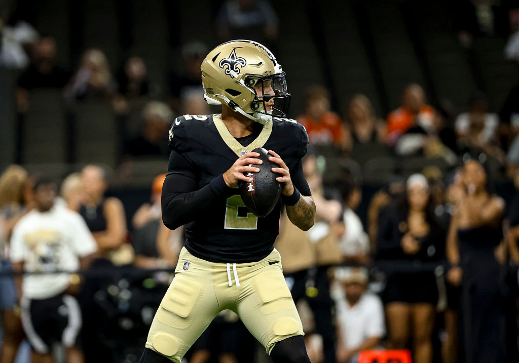 DraftKings Madden 26 Stream New Orleans Saints 2026 Depth Chart GettyImages 2230804142 