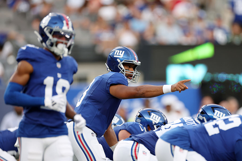 DraftKings Madden 26 Stream New York Giants 2026 Depth Chart GettyImages 2230868504 