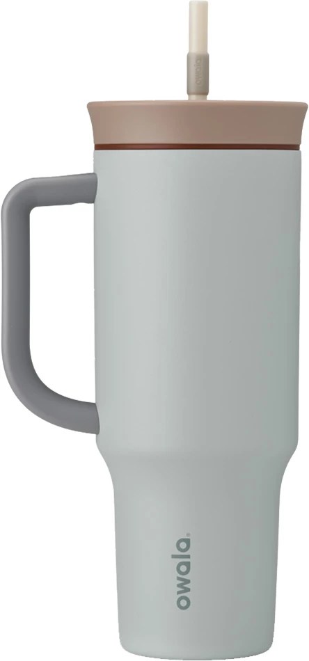 40-Oz Owala  Stainless Steel Straw Tumbler (Various Colors)