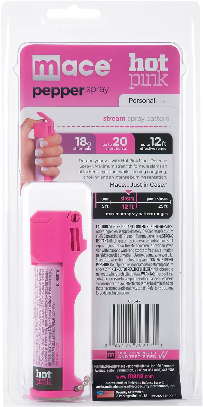 mace brand hot pink pepper spray - personal dicks sporting goods on where to buy pepper spray new york city