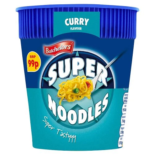 BATCHELORS SUPER NOODLES POT CURRY 99P PM