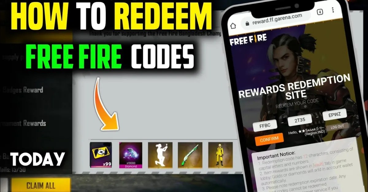 Free Fire Redeem Code