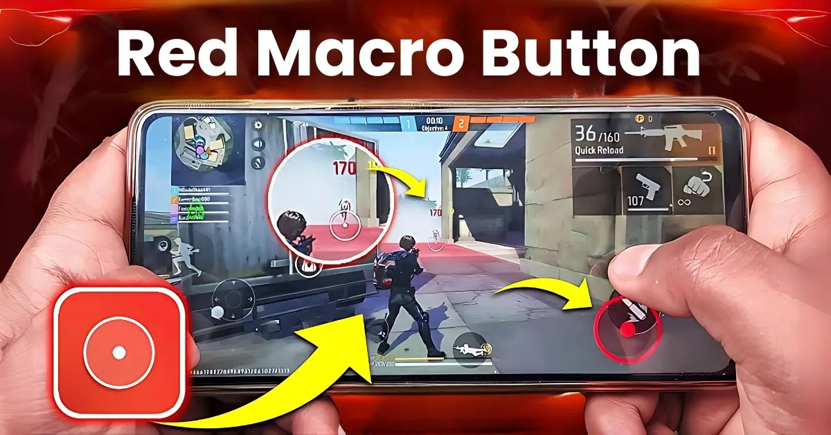 Red Macro Button Free Fire