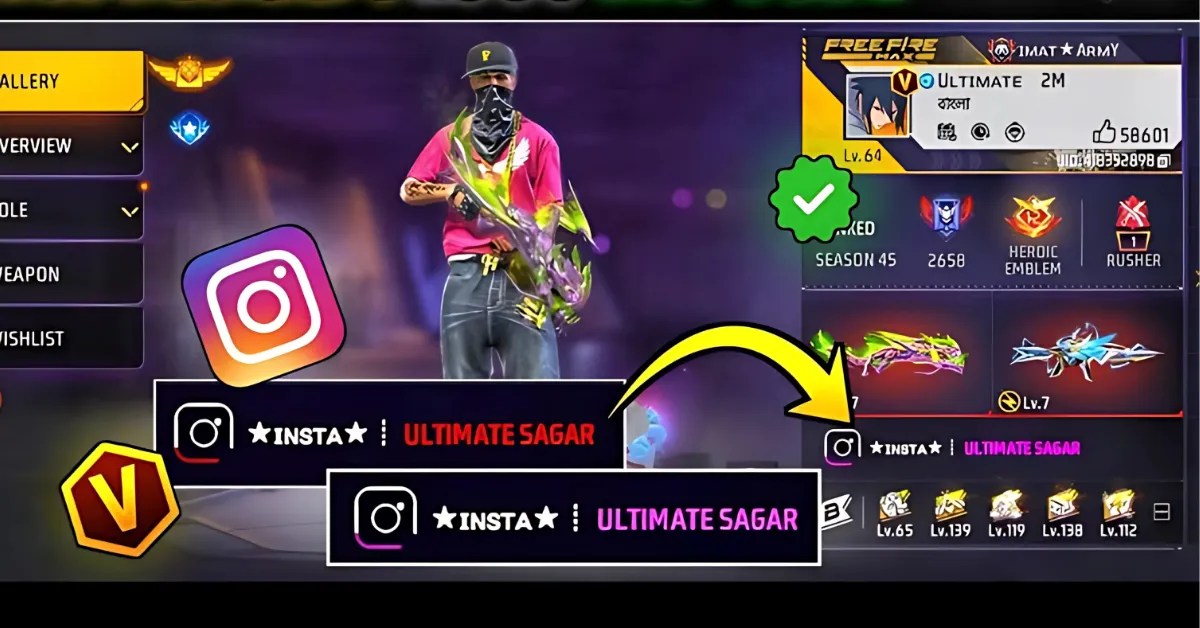 Free Fire Bio Code Colour
