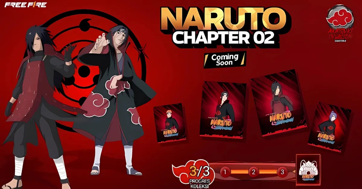 Free Fire Max x Naruto 2025