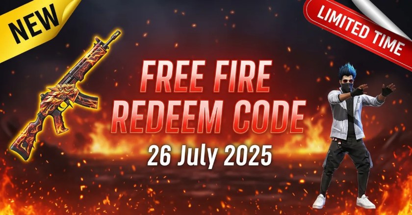 Free Fire Redeem Code 26 July 2025