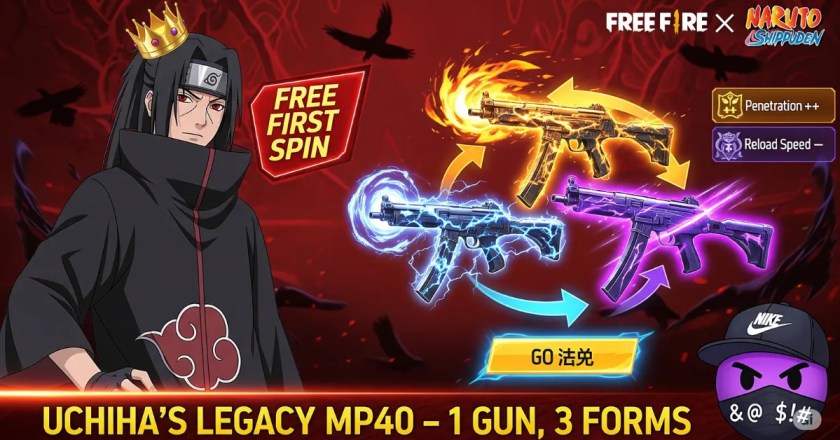 Uchihas Legacy MP40 Free Fire