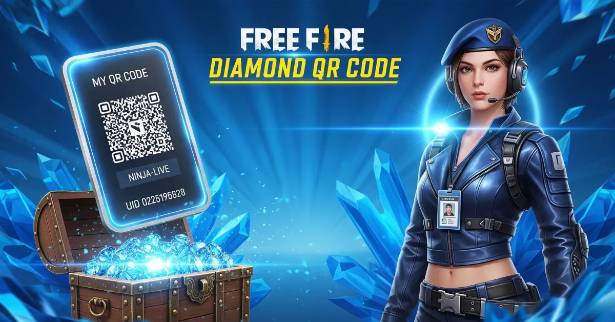 Free Fire Diamond QR Code