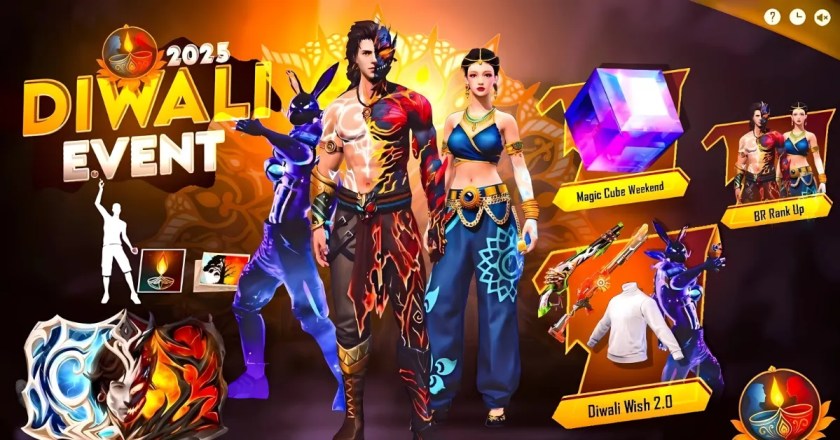 Free Fire Diwali Reward 2025