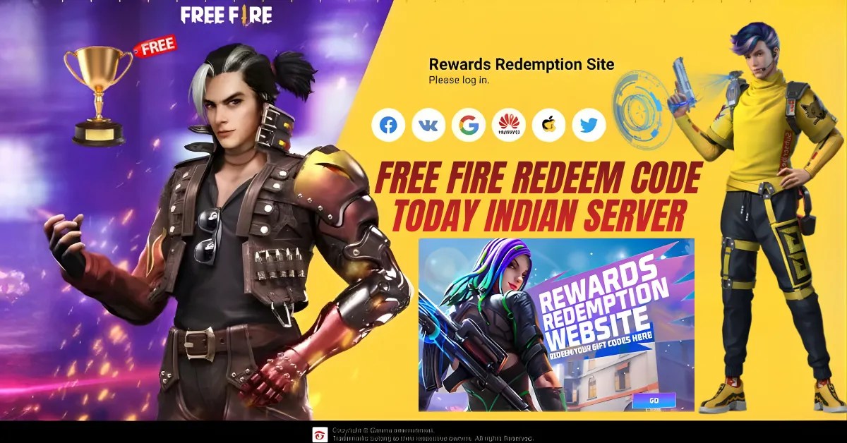 Free Fire Redeem Code Today Indian Server