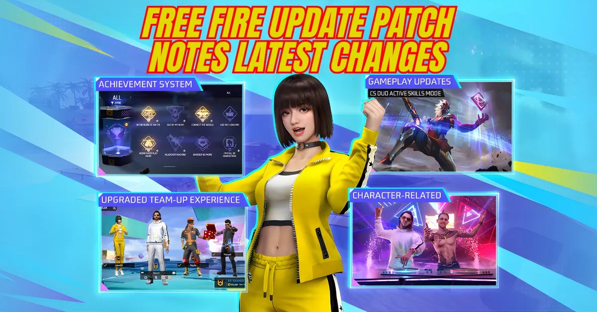 free fire update patch notes latest changes