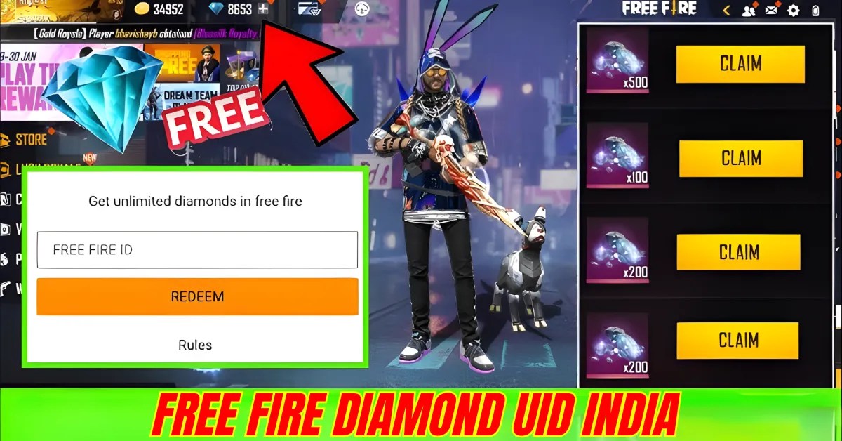 Free Fire Diamond UID India