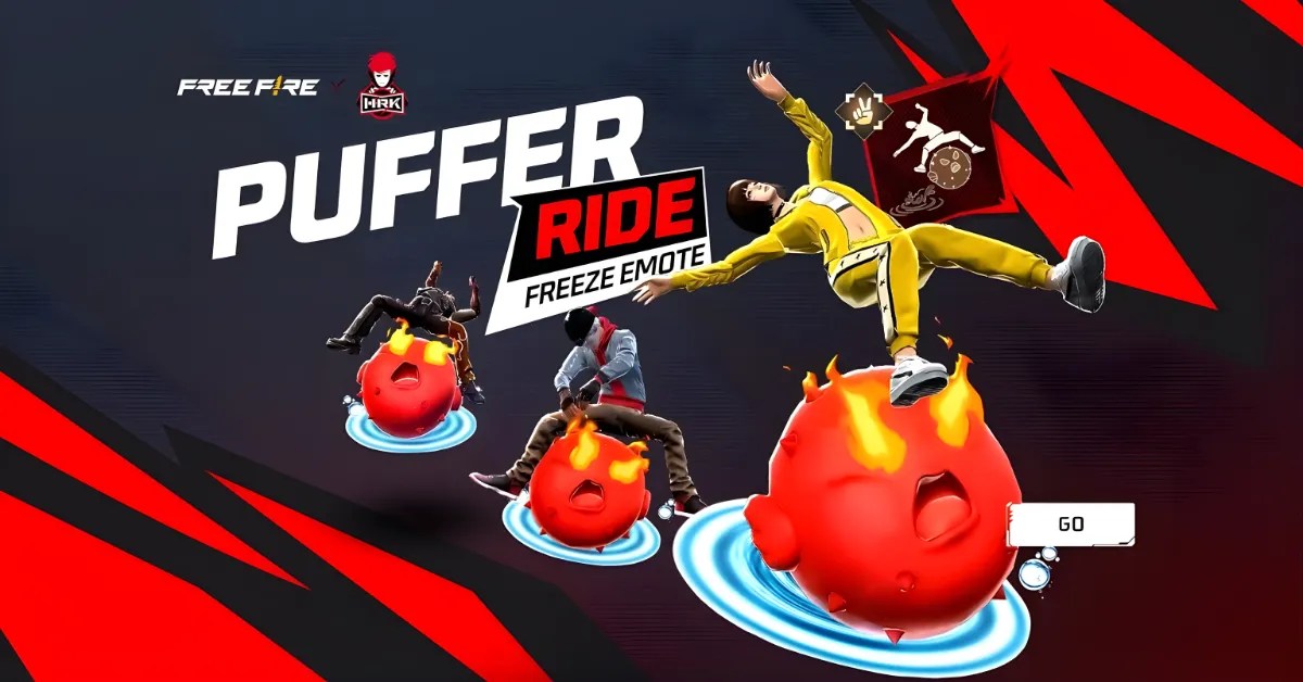 Free Fire Puffer Ride Freeze Emote