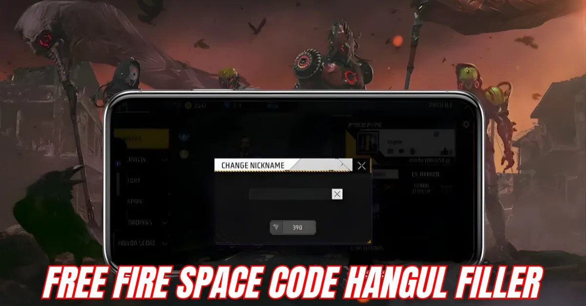 Free Fire Space Code Hangul Filler