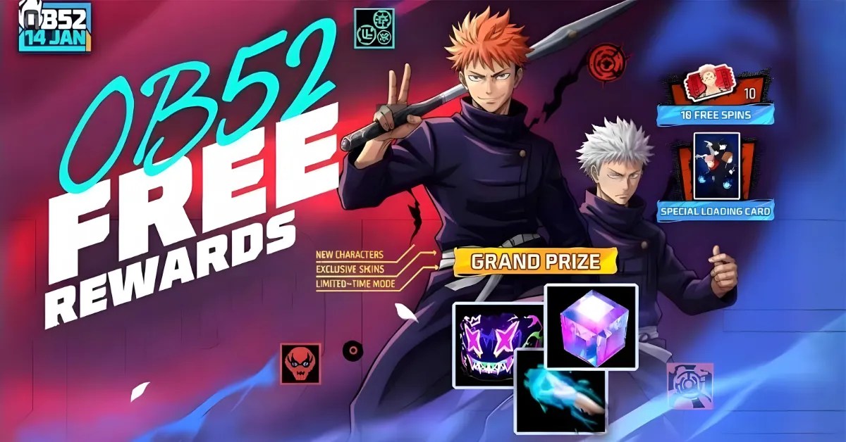 OB52 Free Rewards Free Fire